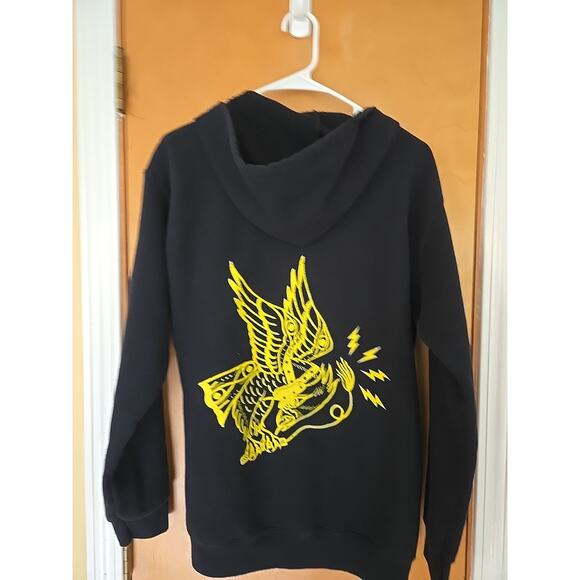 Falcon Concert Zip Up Hoodie Sweatshirt Small California heavy metal - Picture 4 of 5